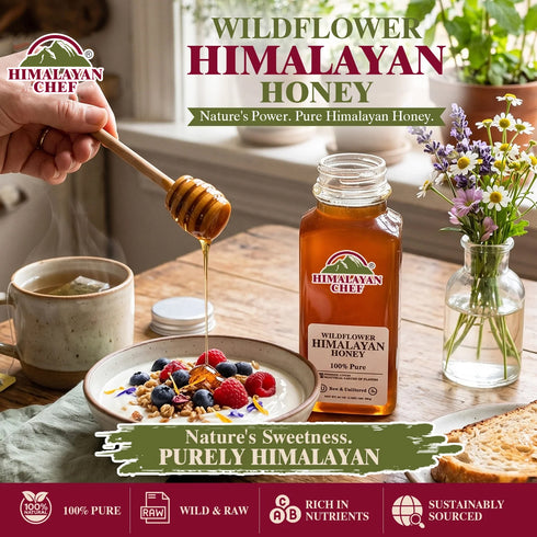 Wildflower Honey - 1 lbs (480g) | Himalayan Chef