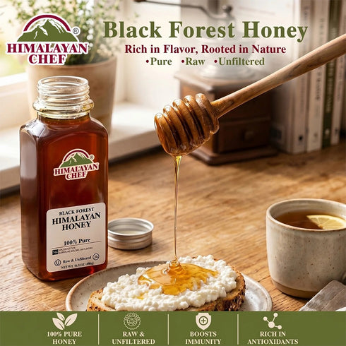 Gluten Free Black Forest Honey - 1 lbs (480g) | Himalayan Chef