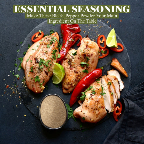 Black Pepper Powder - 0.22 lbs (100g) | Himalayan Chef