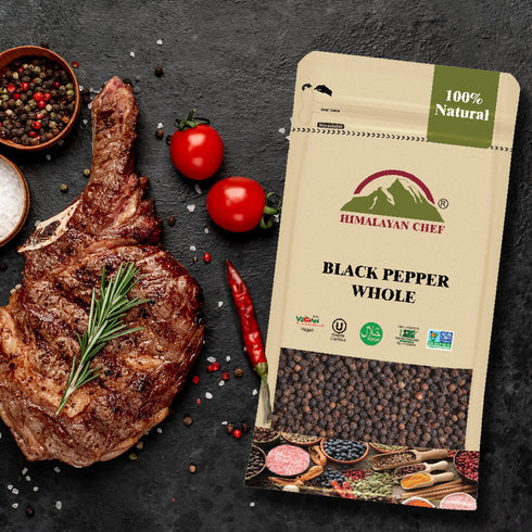 Black Pepper Whole - 0.22 lbs (100g) | Himalayan Chef