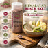 Black Salt Plastic Shaker- 0.8 lbs (354g) | Himalayan Chef