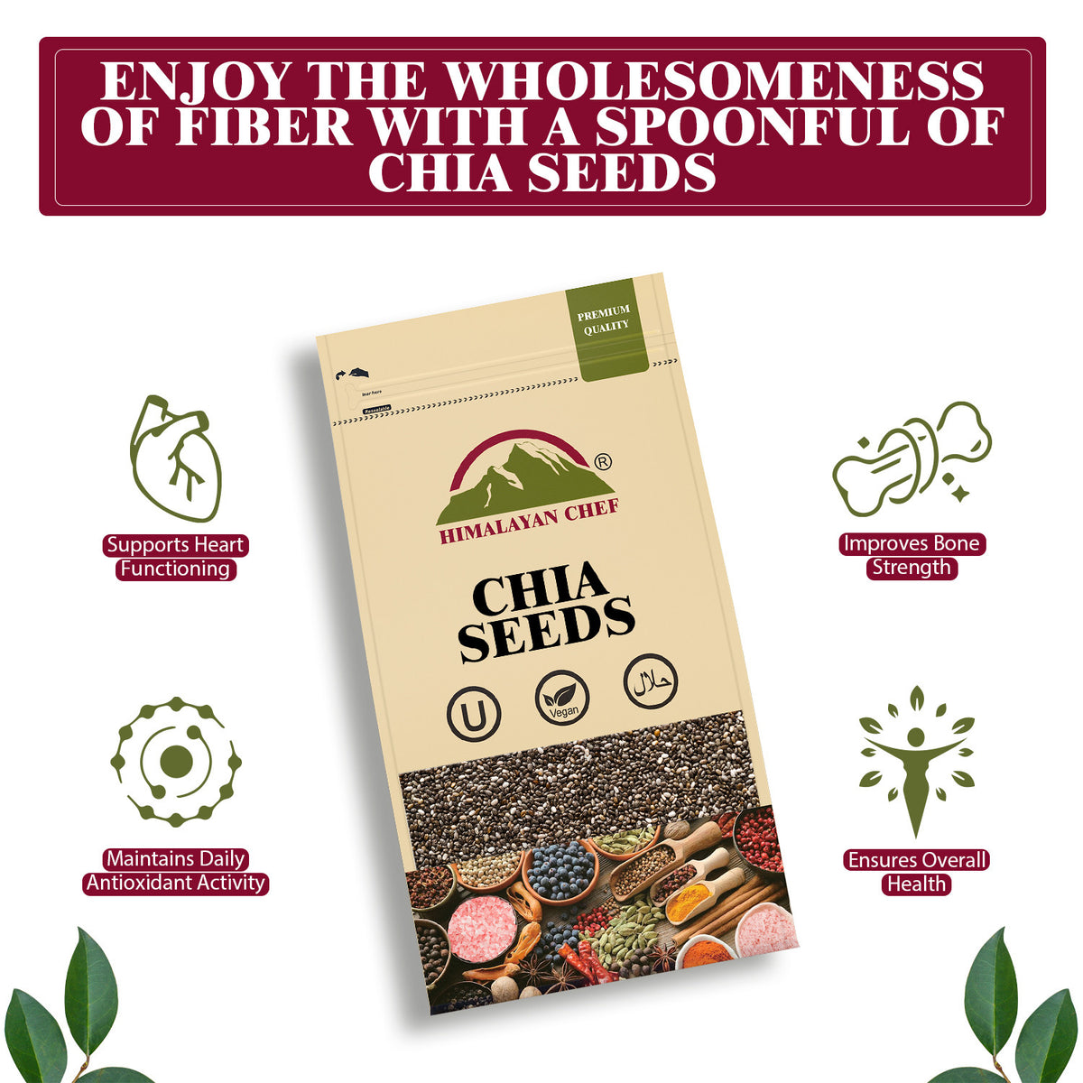 Buy 100% Natural Gluten Free Chia Seeds Online at Best Price ...