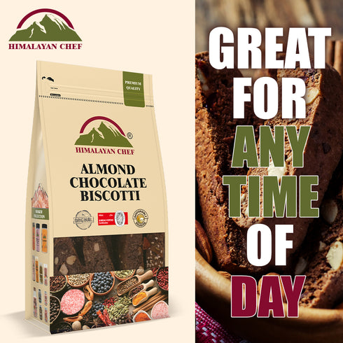 Almond Chocolate Biscotti - 490g | Himalayan Chef