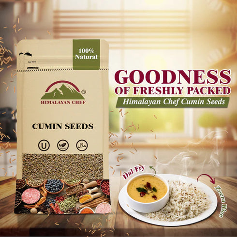 Cumin Seeds - 0.22 lbs (100g) | Himalayan Chef