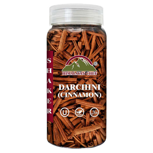 Cinnamon Whole (Darchini) Plastic Shaker - 0.2 lbs (100g) | Himalayan Chef