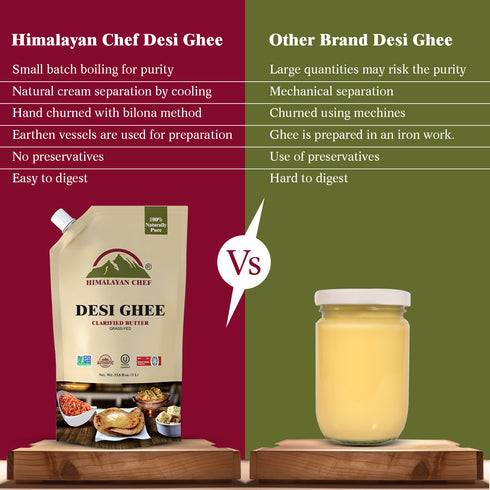 Himalayan Chef Desi Ghee-Craft bag - 11 lbs (1x5 Ltr)