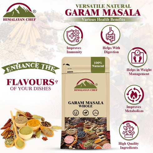 Garam Masala Whole - 0.22 lbs (100g) | Himalayan Chef