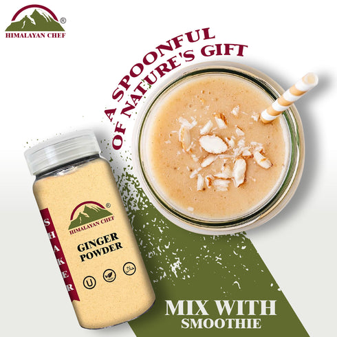 Ginger Powder Plastic Shaker - 0.35 lbs (160g) | Himalayan Chef