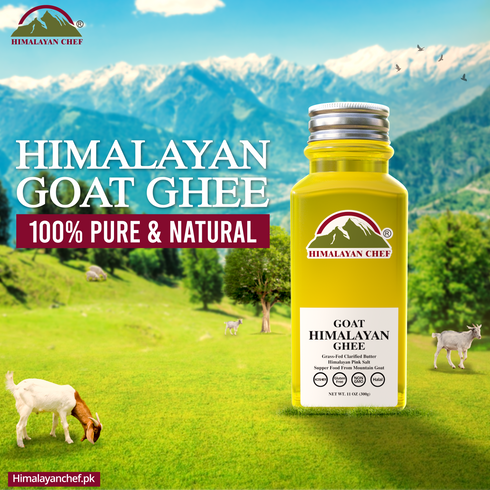 Himalayan Desi Goat Ghee- Square Plastic jar 0.66 lbs (0.3 Ltr)