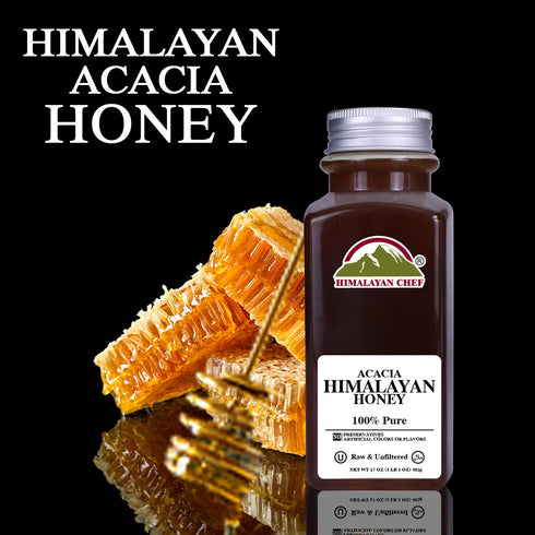 Acacia Honey - 1 lbs (480g) | Himalayan Chef