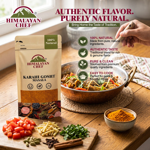 Karahi Gosht Masala - 0.22 lbs (100g) | Himalayan Chef