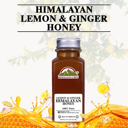 Himalayan Chef Lemon & Ginger + Sidr Honey - 2 lbs (960g) | Pack of 2