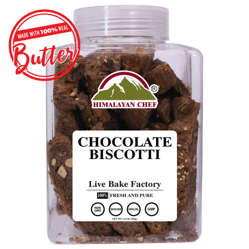 Almond Chocolate Biscotti - 850g | Himalayan Chef