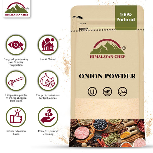 Onion Powder - 0.22 lbs (100g) | Himalayan Chef