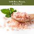 Pink Salt Coarse Medium Glass Grinder - 0.40 lbs (180g) | Himalayan Chef