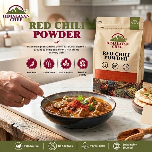Gluten Free Red Chili Powder - 1.10 lbs (500g) | Himalayan Chef