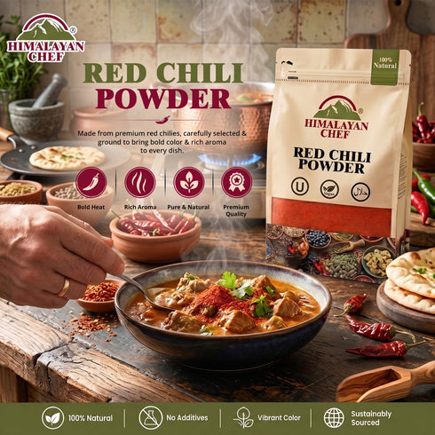 Gluten Free Red Chili Powder - 0.2bs (100g)| Himalayan Chef