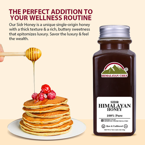 Himalayan Chef Wildflower + Sidr Honey - 2 lbs (960g) | Pack of 2