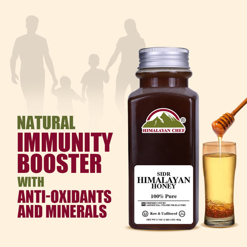 Himalayan Chef Sidr Honey - 2 lbs (960g) | Pack of 2