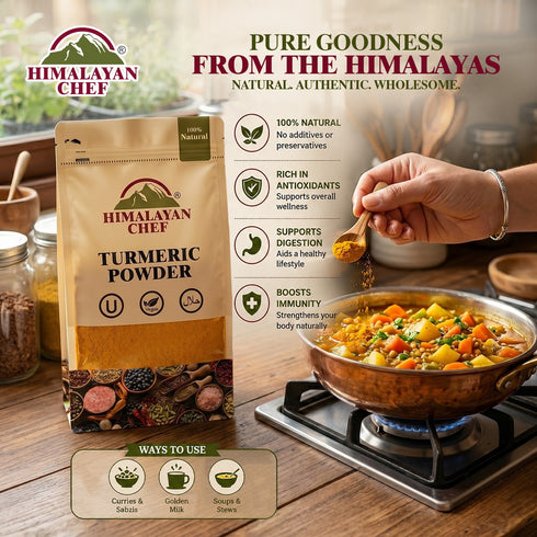Turmeric Powder - 0.22 lbs (100g) | Himalayan Chef