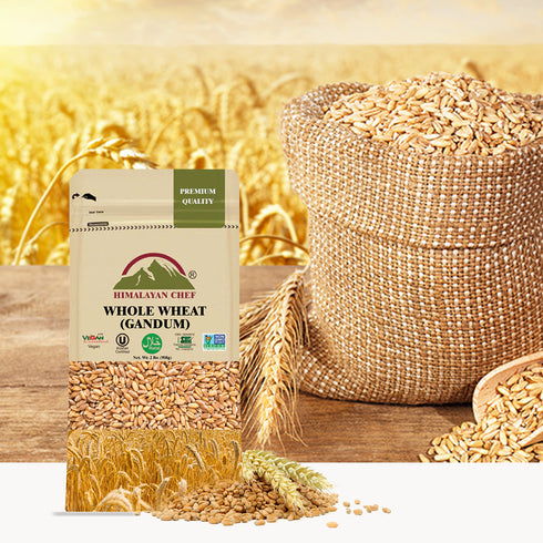 Whole Wheat (Gandum) - 50 lbs (22700g) | Himalayan Chef