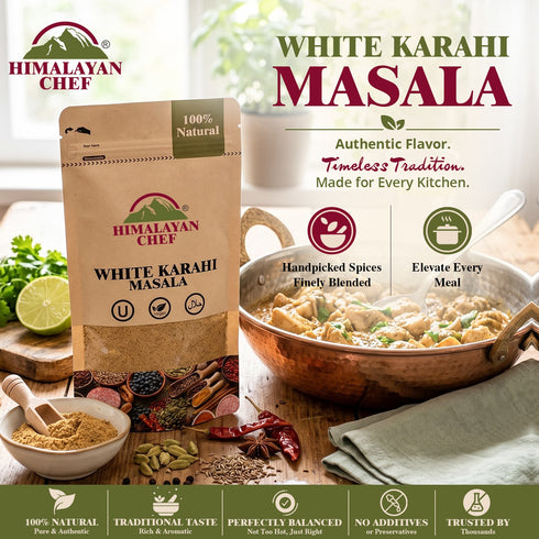 White Karahi Masala - 0.22 lbs (100g) | Himalayan Chef