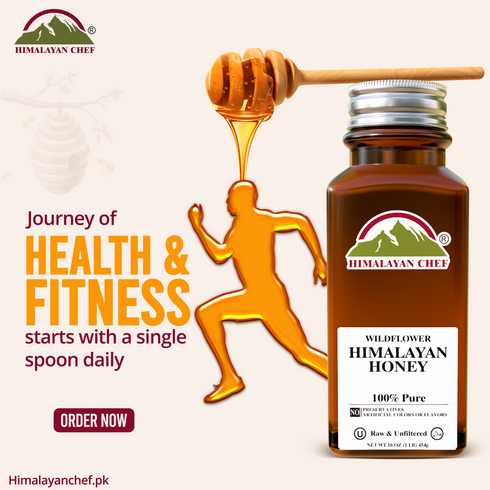 Wildflower Honey - 1 lbs (480g) | Himalayan Chef