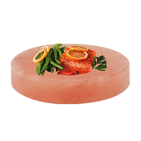 Pink Salt Round Cooking and Serving Plate