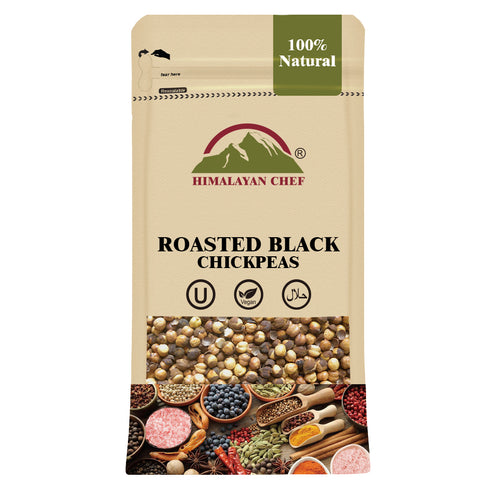 Roasted Black Chickpeas with shell - 0.2 lbs (100g) | Himalayan Chef