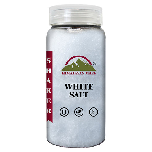 White Salt Plastic Shaker - 0.8 lbs (354g) | Himalayan Chef
