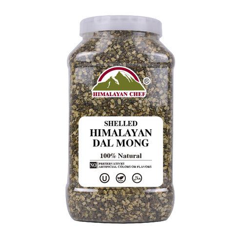 Daal Mong Shelled Large Plastic Jar - 3.74 lbs (1700g) | Himalayan Chef